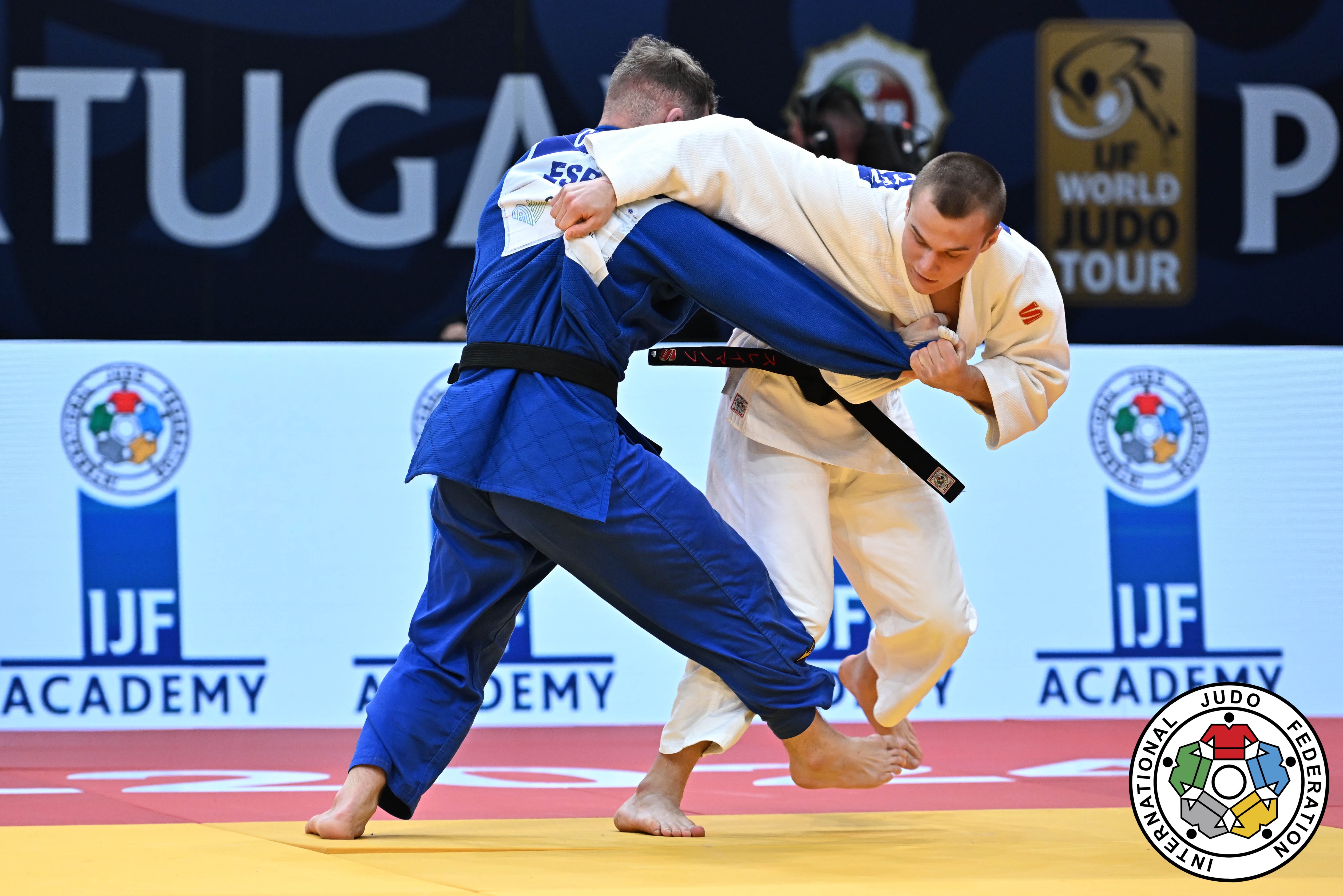 Salvador Cases en la final del Gran Premio de Judo